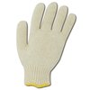 Magid MultiMaster White Machine Knit Gloves with Black Plastic Dots on One Side, 12PK T936P
